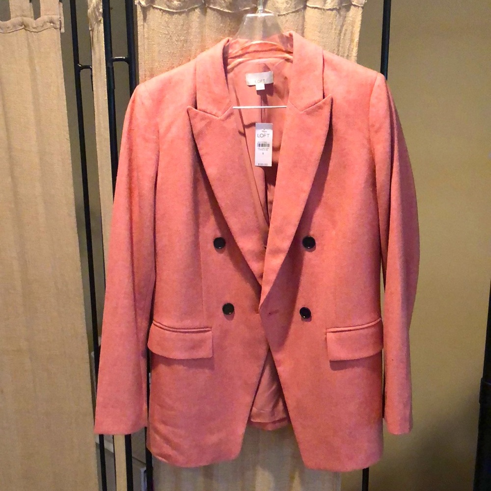 Loft never worn size 8 cute pinky-red blazer.